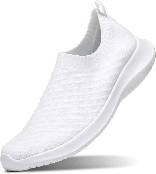 MAIITRIP Womens Comfort Elastic Sock Slip On Walking Lightweight Non-Slip Fall Shoes (Size:5.5-11... | Amazon (US)