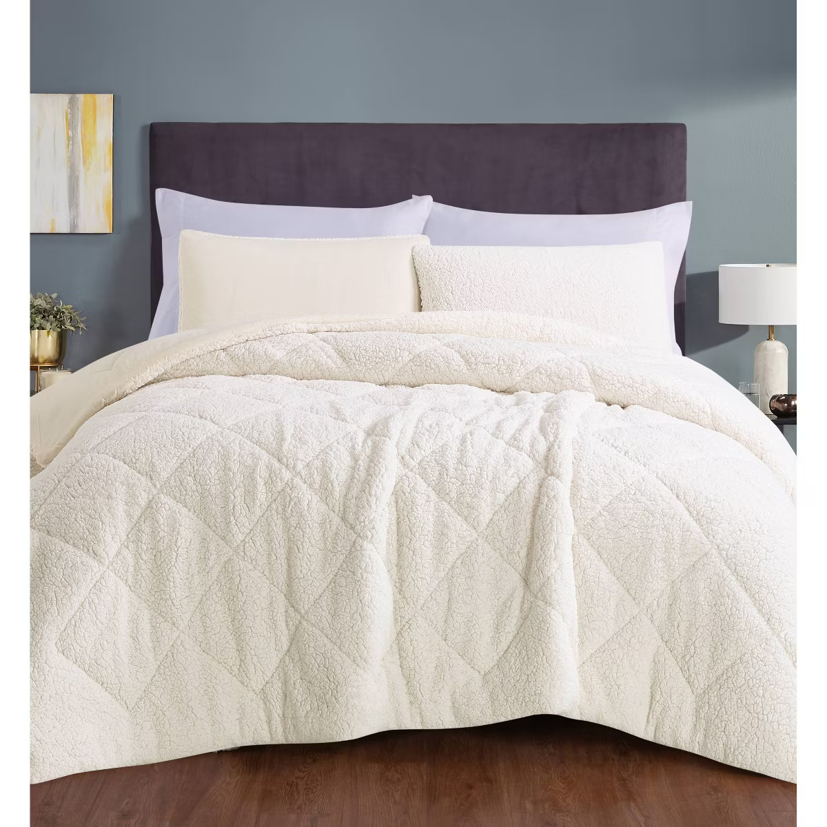 Cozy Faux Shearling Comforter Set - Videri Home | Target