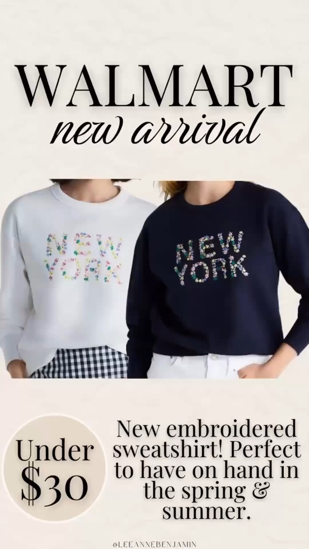 New embroidered sweatshirt that is so cute for spring & summer!

#LTKootd #LTKSaleAlert #LTKMothersDay