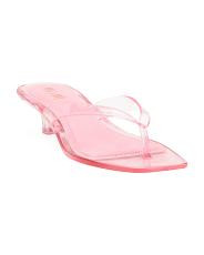 Ersilia Jelly Heeled Sandals | TJ Maxx