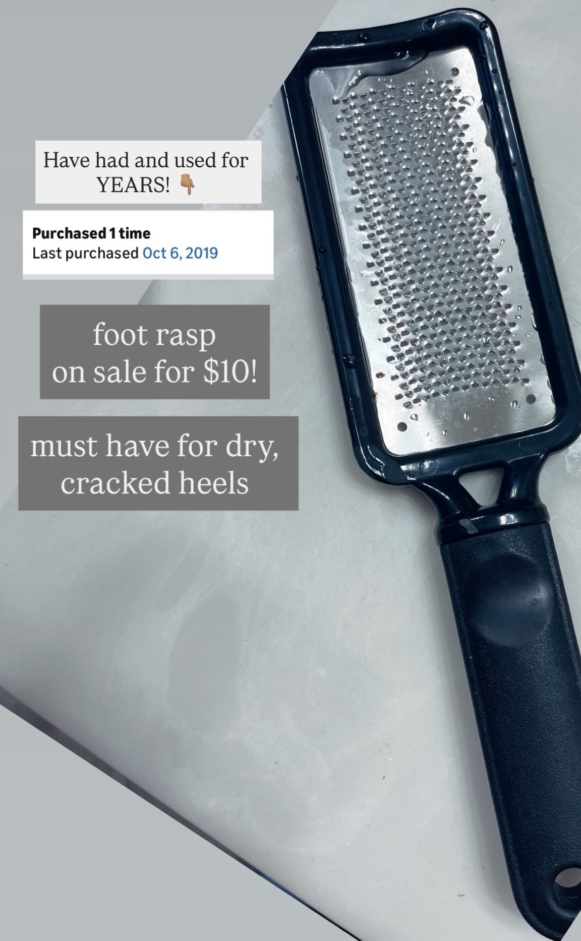 Foot rasp
Self care
Gadgets under $10
Winter must-haves


#LTKselfcare #LTKmomlife #LTKdayinmylife