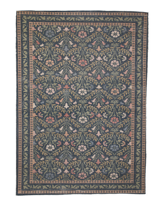 5x7 Washable Bellflowers Area Rug | TJ Maxx