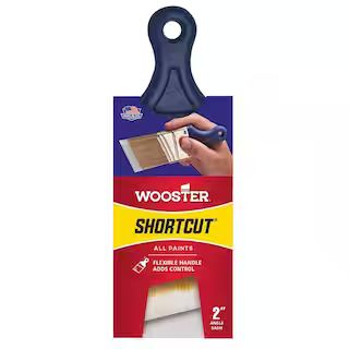 Wooster 2 in. Shortcut Polyester Angle Sash Brush 0Q32110020 | The Home Depot