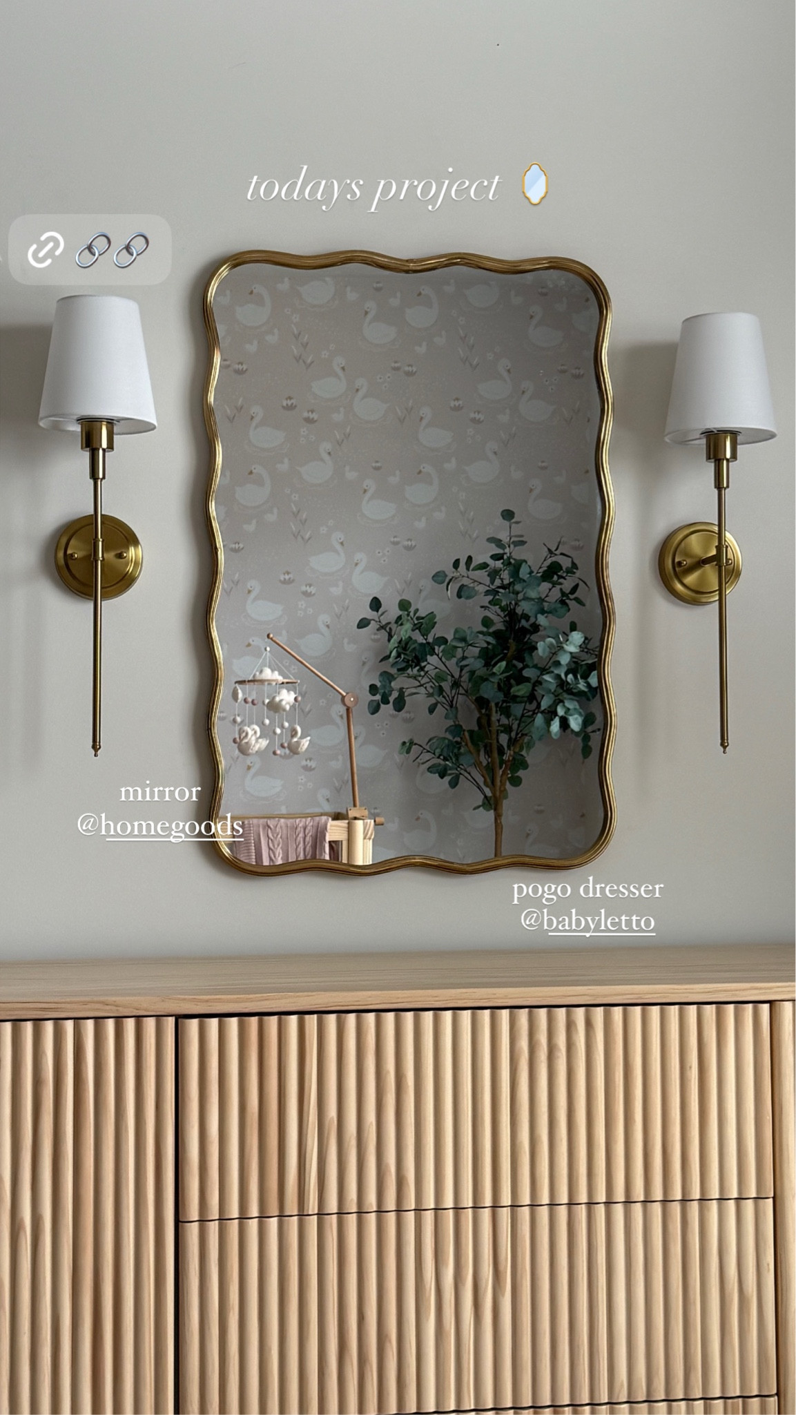Mirror was a $40 homegoods find!!! They had sooo many anthro/ cute mirror dupes check there first! 