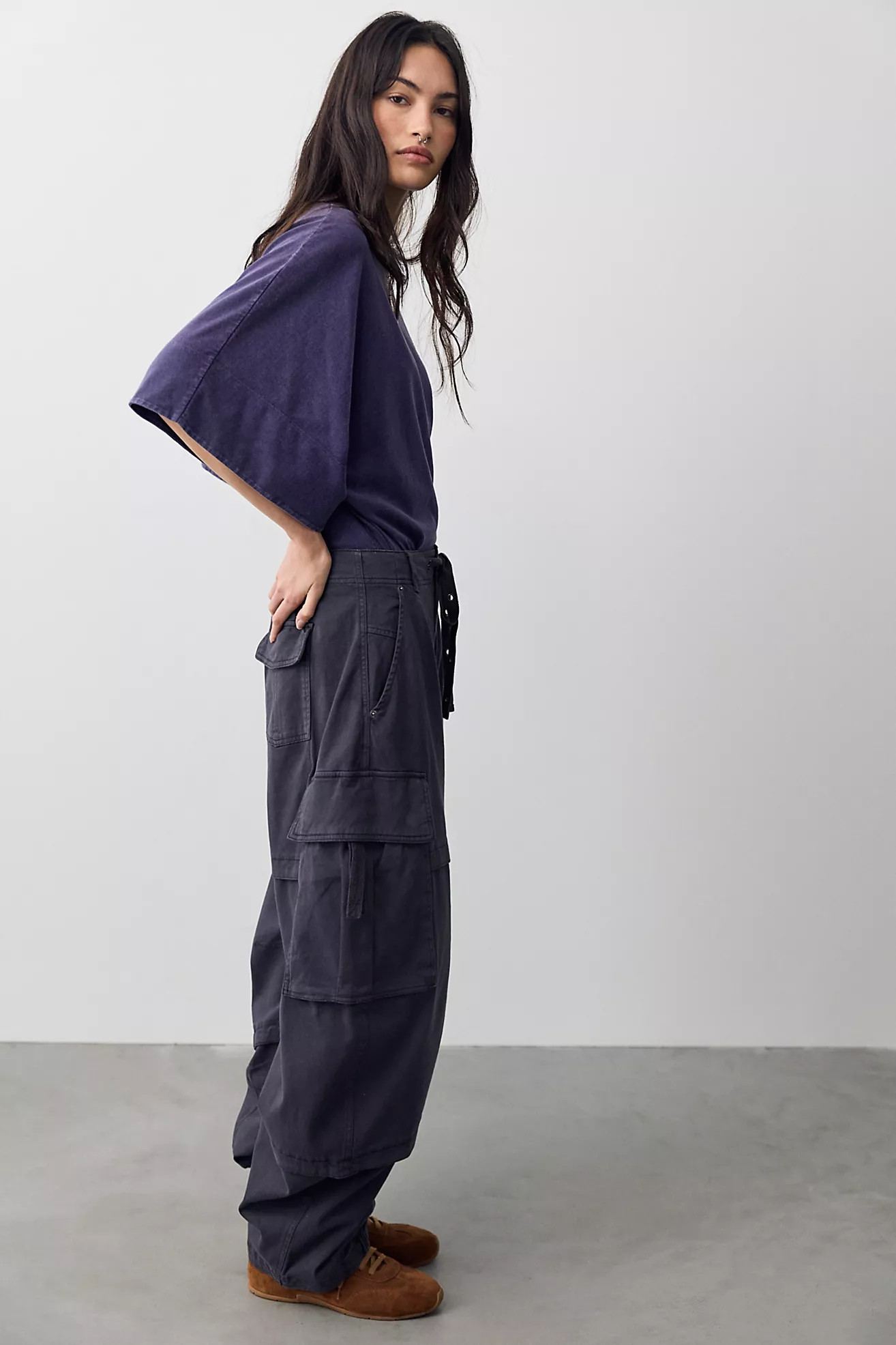 We The Free Reef Curved Twill Cargo Pants | Free People (Global - UK&FR Excluded)