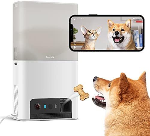 Petcube Bites 2 Lite Interactive WiFi Pet Monitoring Camera with Phone App and Treat Dispenser, 1080 | Amazon (US)