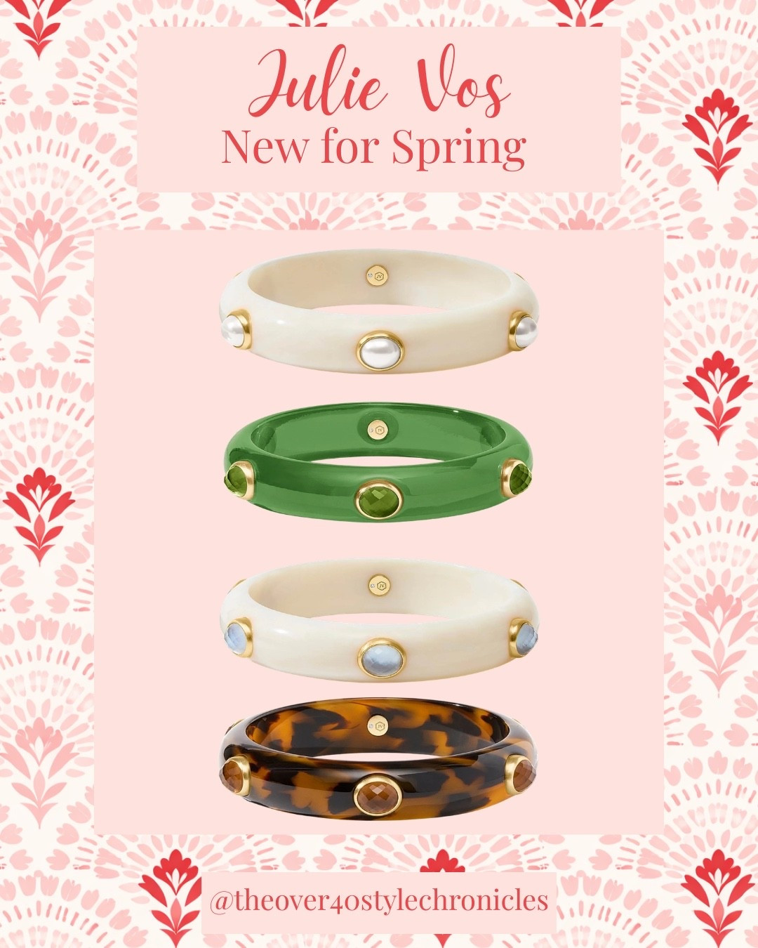 Julie Vos • New for Spring ✨

Bangles, Bangle Bracelet, Bracelet Stack, Bangle Bracelet Stack, Green, Tortoise, Jeweled, Julie Vos, Jewelry, Spring Jewelry, Pearl, Women’s Jewelry, Women’s Accessories, Classic Style, Over 40 Style

#LTKgrwm #LTKootd #LTKOver40