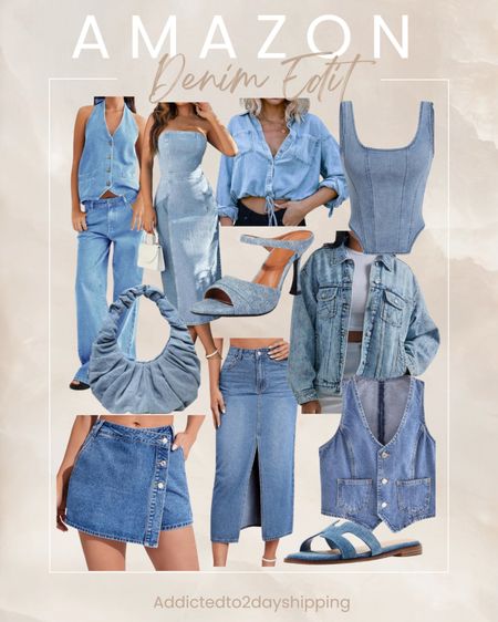 AMAZON- Denim Edit

Denim top, denim skirt, denim dress, denim vest, denim sandal, denim heels, denim handbag, denim jacket, denim two piece set, matching denim set, jean skirt, denim tank top, denim button down vest, denim maxi skirt, denim strapless dress, maxi denim dress, button down long sleeve crop top, jean jacket



#LTKstyletip #LTKfindsunder100 #LTKfindsunder50