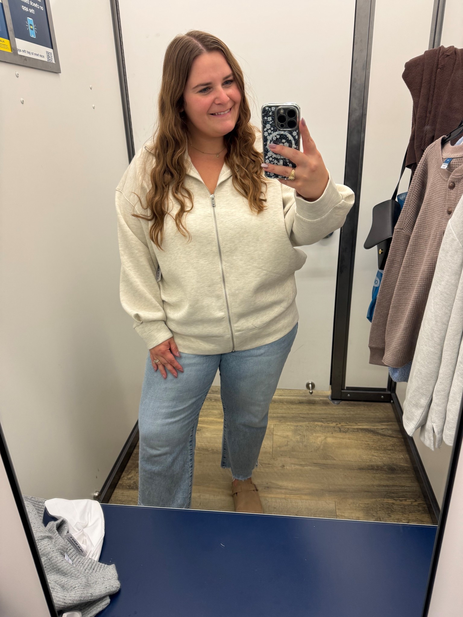 The material of this jacket is so unbelievably soft! And of course my favorite Walmart jeans! 

#LTKPetite #LTKPlusSize #LTKMidsize