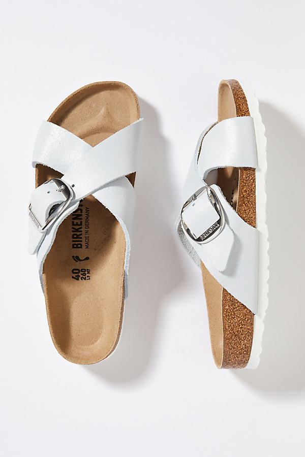 Birkenstock Siena Big Buckle Sandals By Birkenstock in White Size 36 | Anthropologie (US)