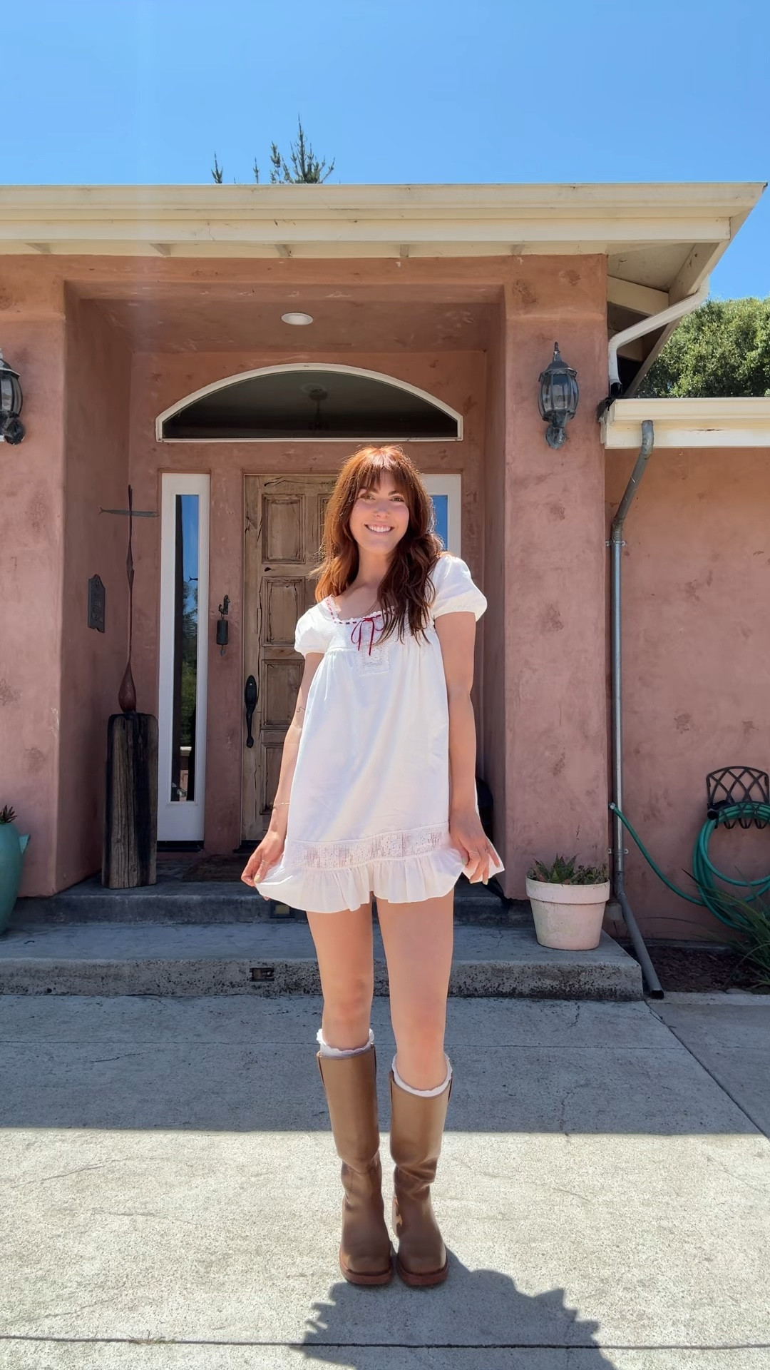 wearing medium in the dress, small in the bloomers ❣️🍓