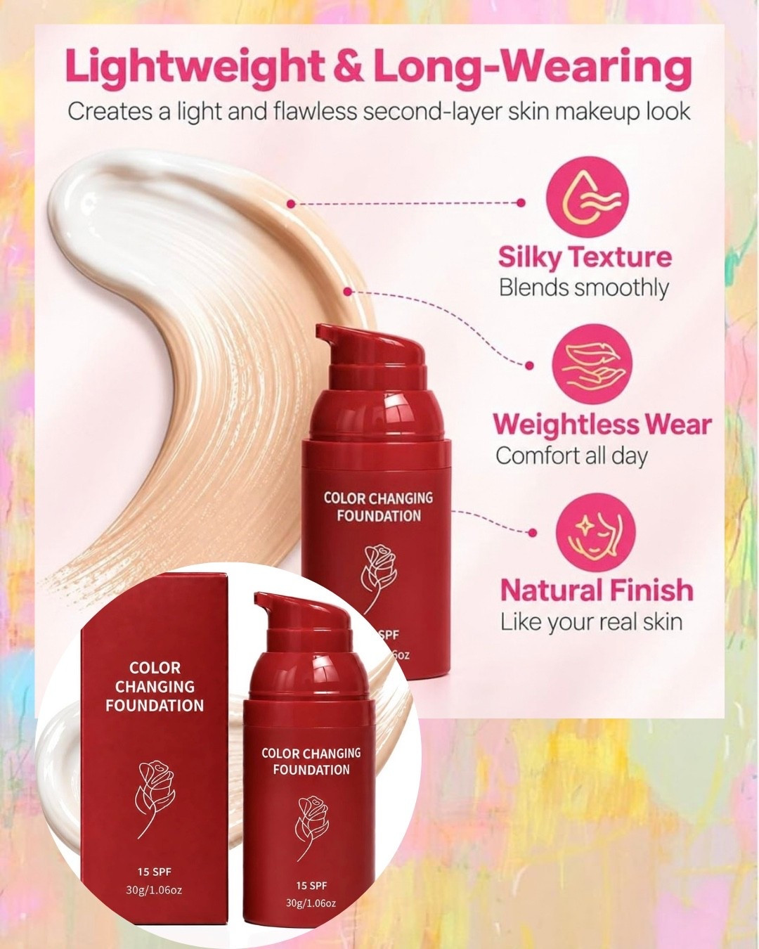 Self adapting foundation 5 ⭐️

#LTKgrwm #LTKSaleAlert #LTKOver40