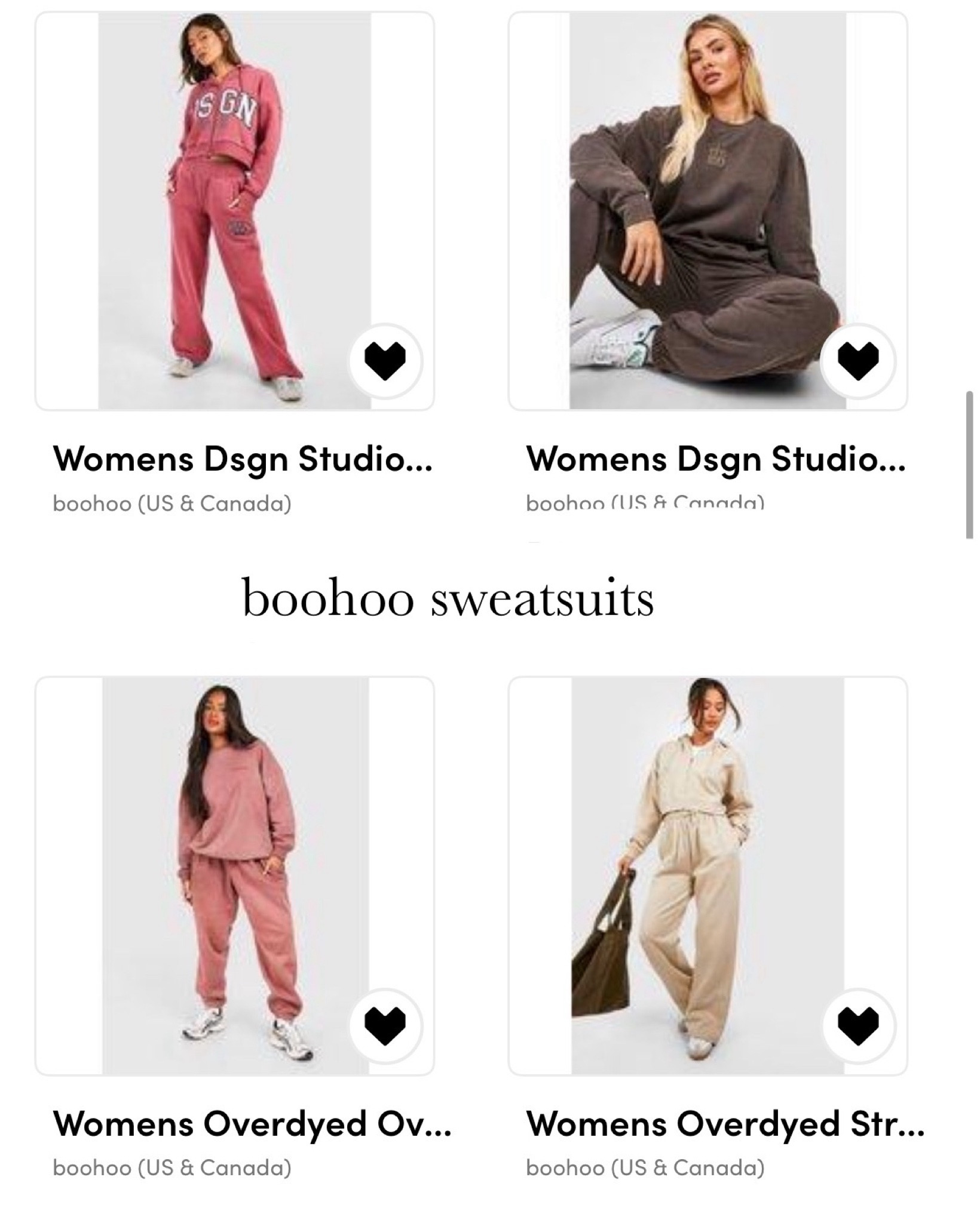 Affordable boohoo sweatsuits! My fav place for affordable lounge :)

#LTKActive #LTKHoliday #LTKCyberWeek