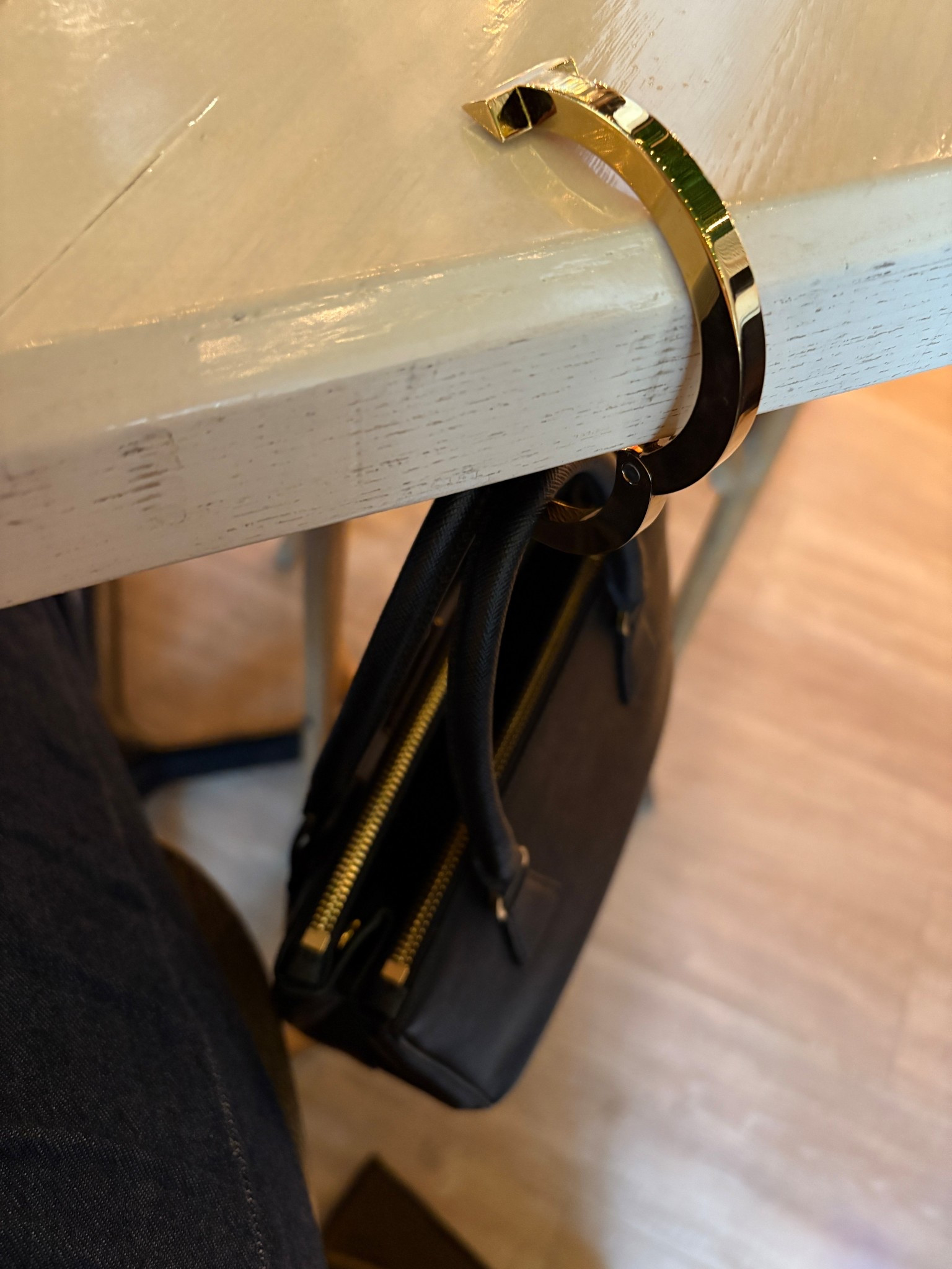 Bag hook is always a life saver! Your bag doesn’t fall off your chair, you don’t have to put it on the table! The hook stays on all types of surfaces! 

#LTKootd #LTKSpringSale #LTKdayinmylife