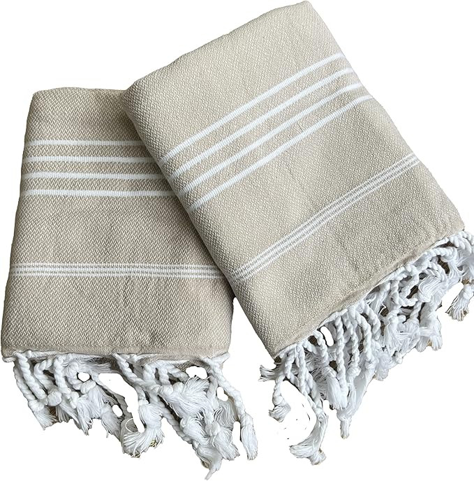 MyAprils Turkish Hand Towels Kitchen Tea Towels Bathroom Decor Boho Farmhouse 100% Cotton Quick D... | Amazon (US)