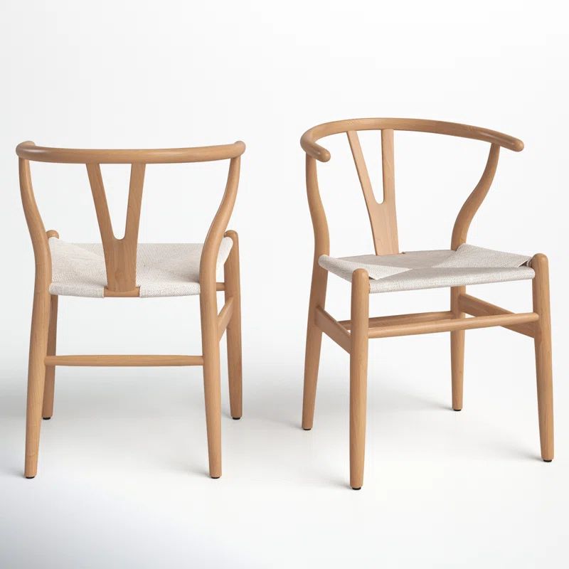 Wyn Solid Wood Weave Dining Chair | Wayfair North America