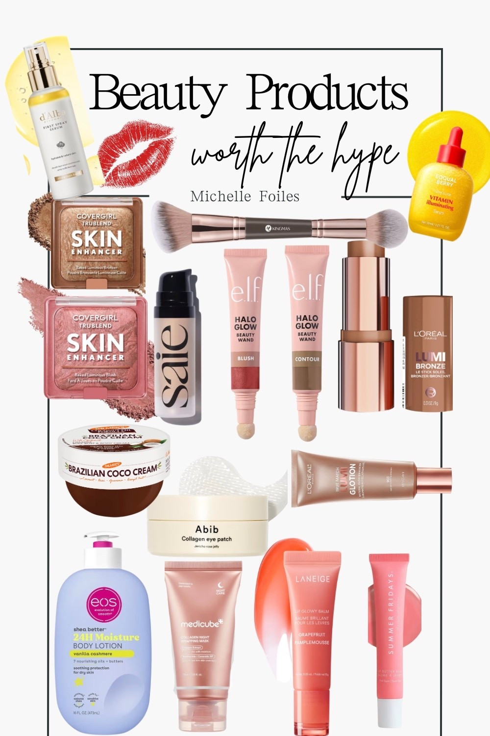 Beauty Products Worth the Hype (Affordable + Viral Finds)

These beauty products are actually worth the hype 🤍 From viral drugstore makeup to skincare favorites I repurchase again and again. The e.l.f. Halo Glow wands, L’Oréal Lumi Bronze, Laneige lip balm, and more affordable beauty finds that give a glowy everyday look without the luxury price tag.

#ltkbeauty
#ltkunder50
#drugstorebeauty
#viralmakeup
#affordablebeauty
#elfcosmetics
#makeupfavorites
#glowymakeup
#beautyfinds
#skincarefavorites

