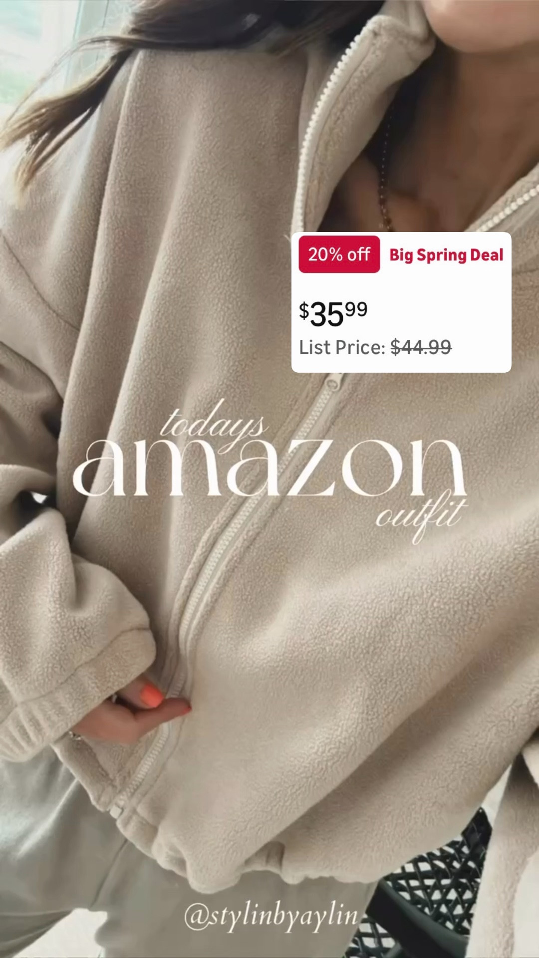 I'm just shy of 5-7" wearing the size small fleece jacket that I'm guilty of owning in multiple colors, currently on sale❗️✨
StylinByAylin, Aylin

#LTKootd #LTKActive #LTKSaleAlert