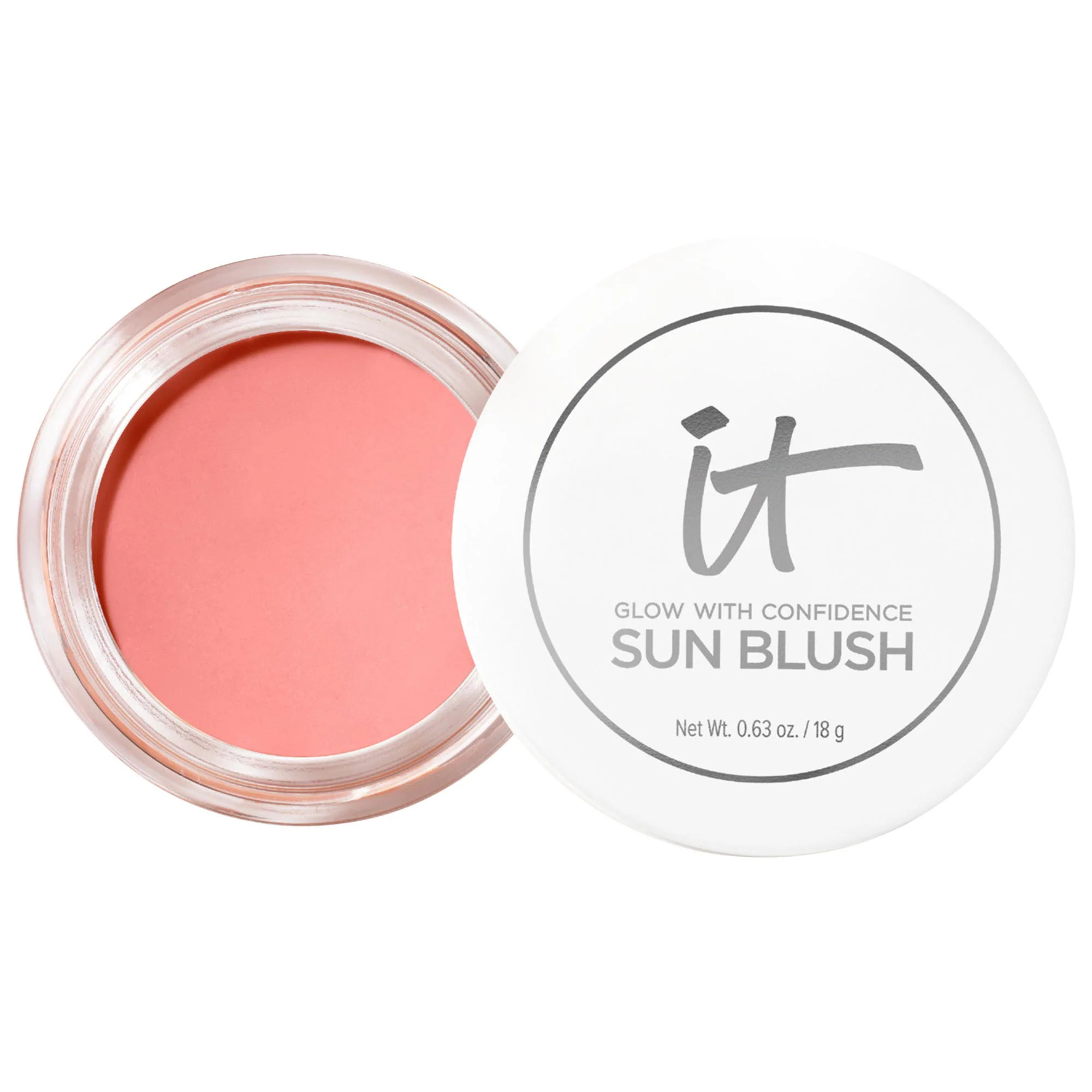 IT Cosmetics Glow with Confidence Sun Cream Blush with Hyaluronic Acid Sunlit 10 0.63 oz | Sephora (US)