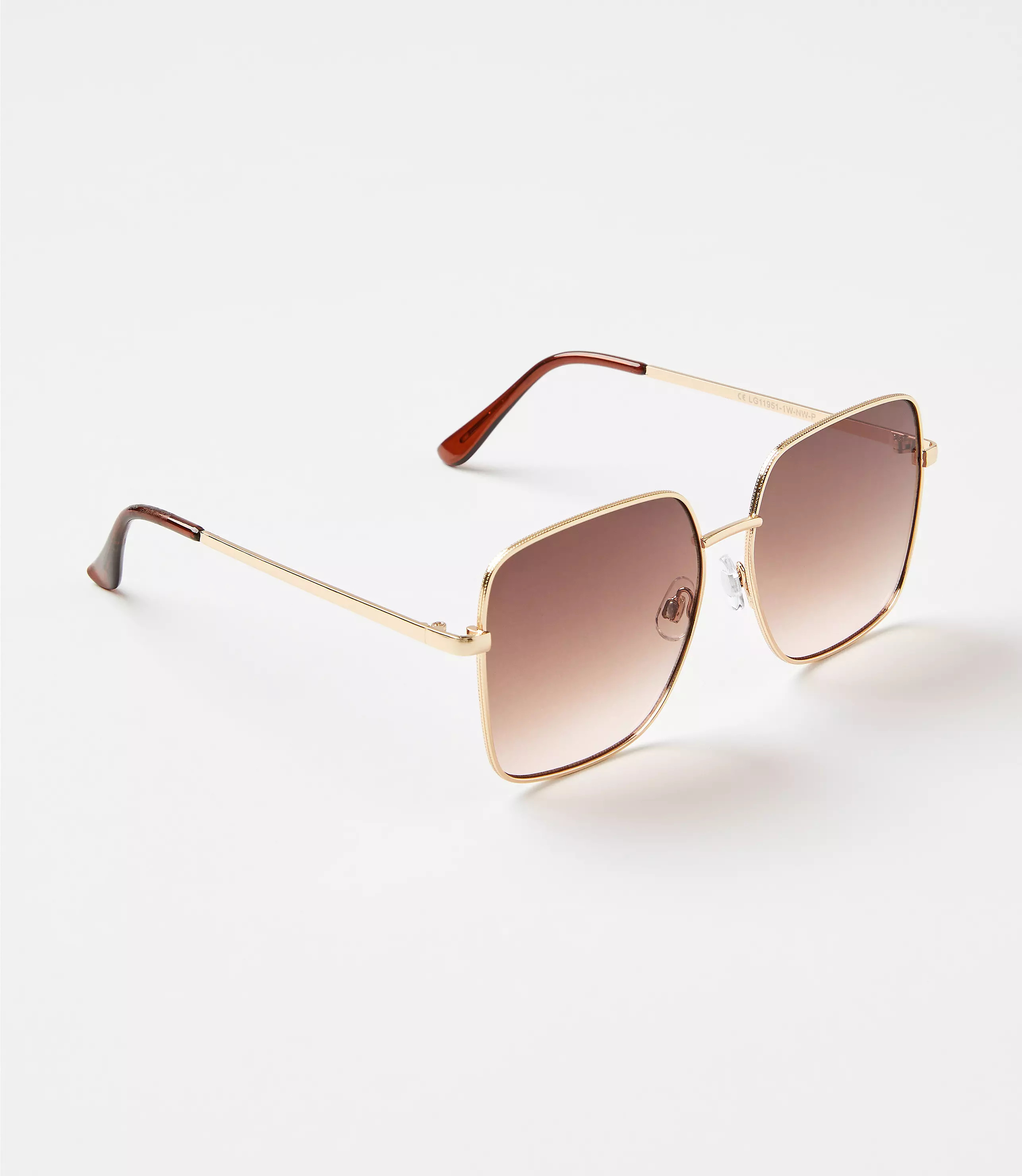 Metal Square Sunglasses | LOFT