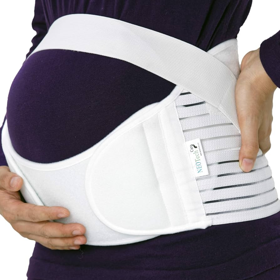 NeoTech Care Pregnancy Support Maternity Belt, Waist/Back/Abdomen Band, Belly Brace, Ivory, Size ... | Amazon (US)