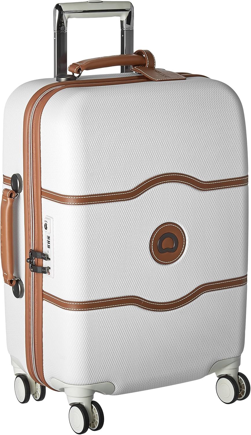 DELSEY Paris Chatelet Hardside Luggage with Spinner Wheels, Champagne White, Carry-on 21 Inch, with  | Amazon (US)