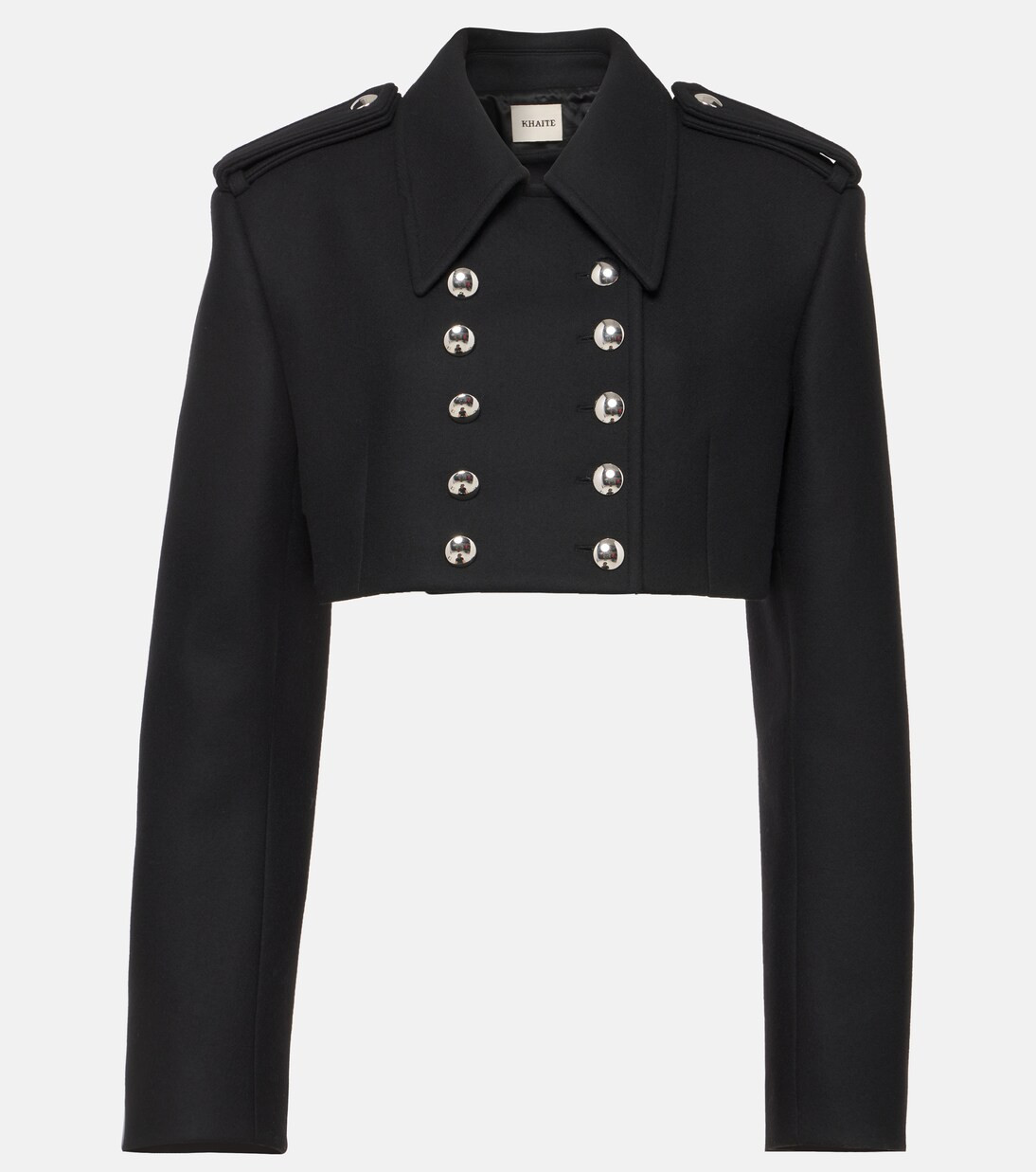 KhaiteLeara cropped wool-blend jacket | Mytheresa (UK)