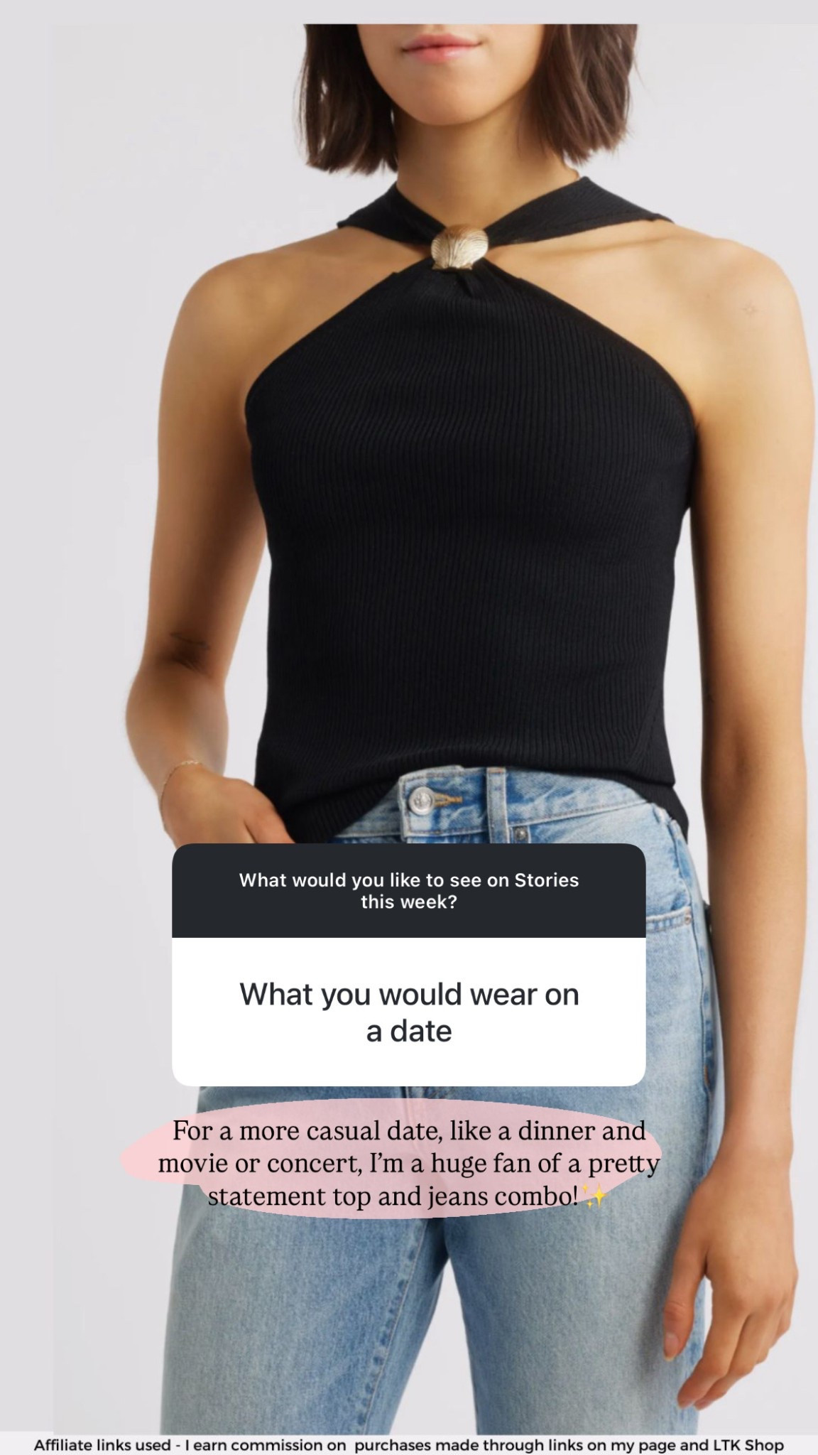 What to wear on a date
Casual date night top