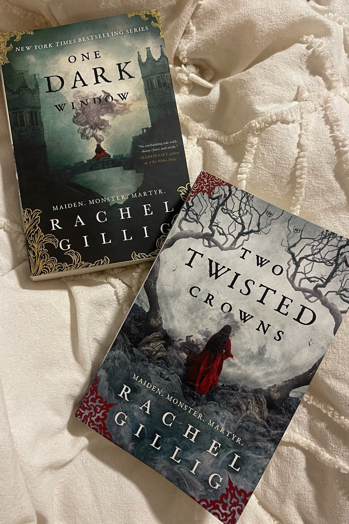 Current reads! Books 
-
Just finished One Dark Window - Started Two Twisted Crowns 
Fantasy - Gothic Romance 