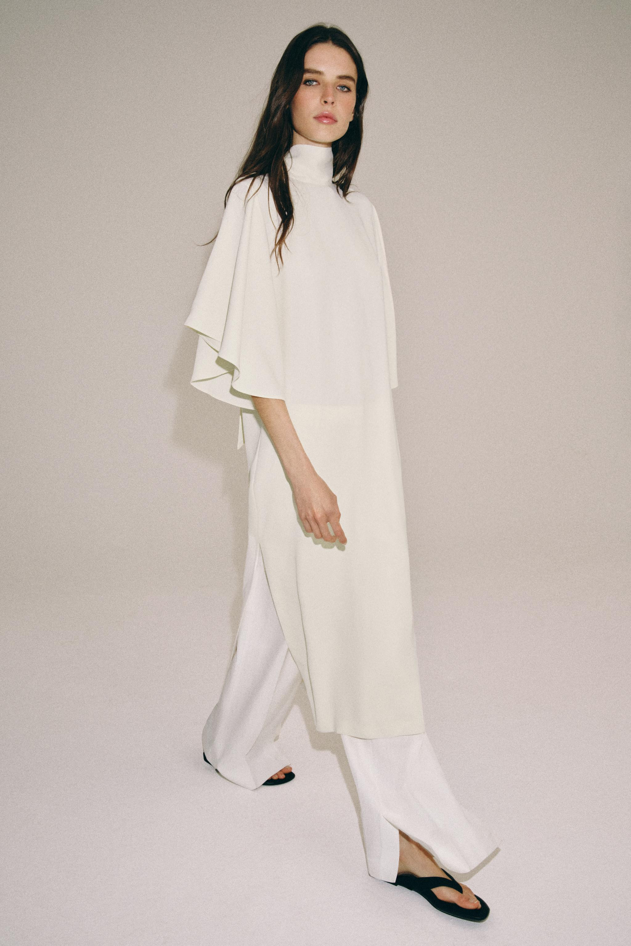 ZW COLLECTION FLOWY MIDI DRESS | Zara US