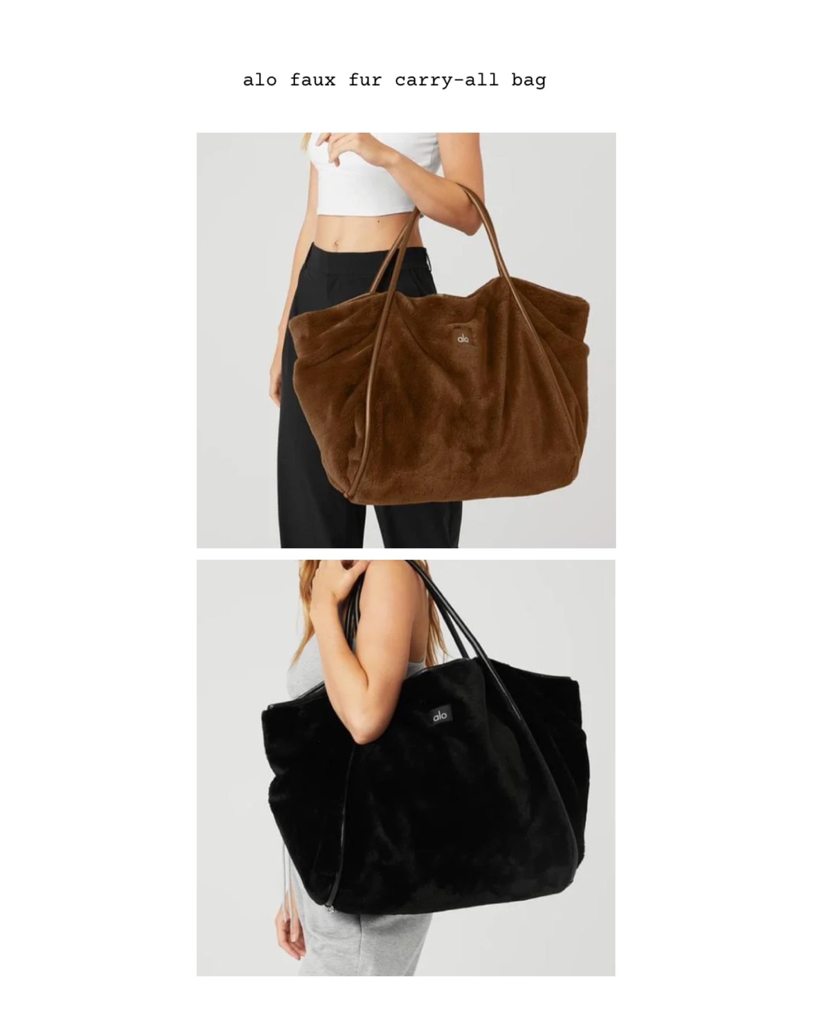 Faux Fur Tote Bag curated on LTK