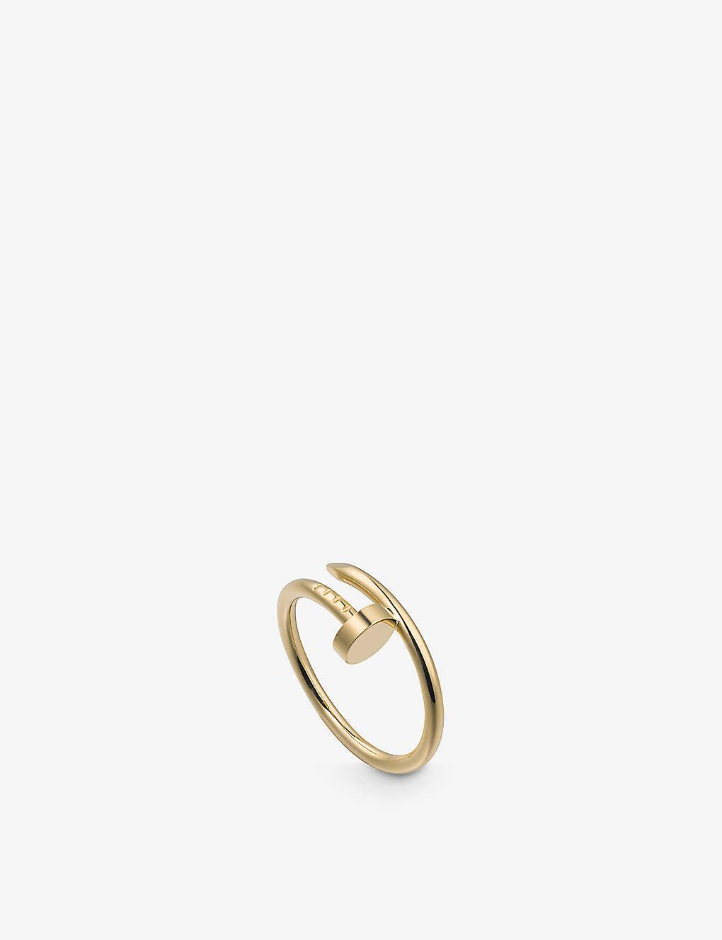 Juste un Clou small 18ct yellow-gold ring | Selfridges