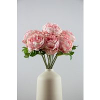 Artificial Flowers Ranunculus 10 Pcs Pink Color - Luxe Quality Faux Arrangement Home Decor Wedding B | Etsy (US)