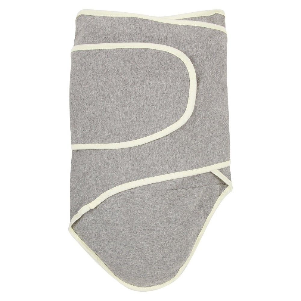 Miracle Blanket Swaddle Wrap - Cloud Gray/Pastel Yellow | Target