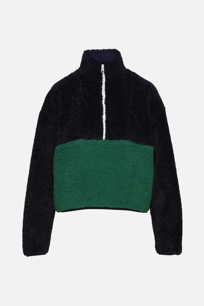 The Holly Half Zip Sweatshirt | Bandier