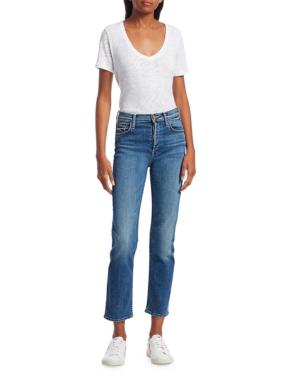 The Tomcat High-Rise Ankle Straight-Leg Jeans | Saks Fifth Avenue