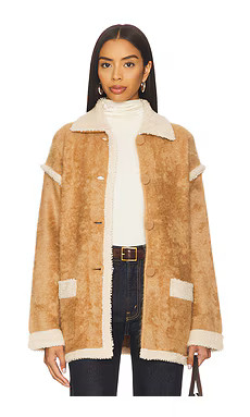 Guest In Residence Grizzly Jacket in Almond & Oatmeal from Revolve.com | Revolve Clothing (Global)