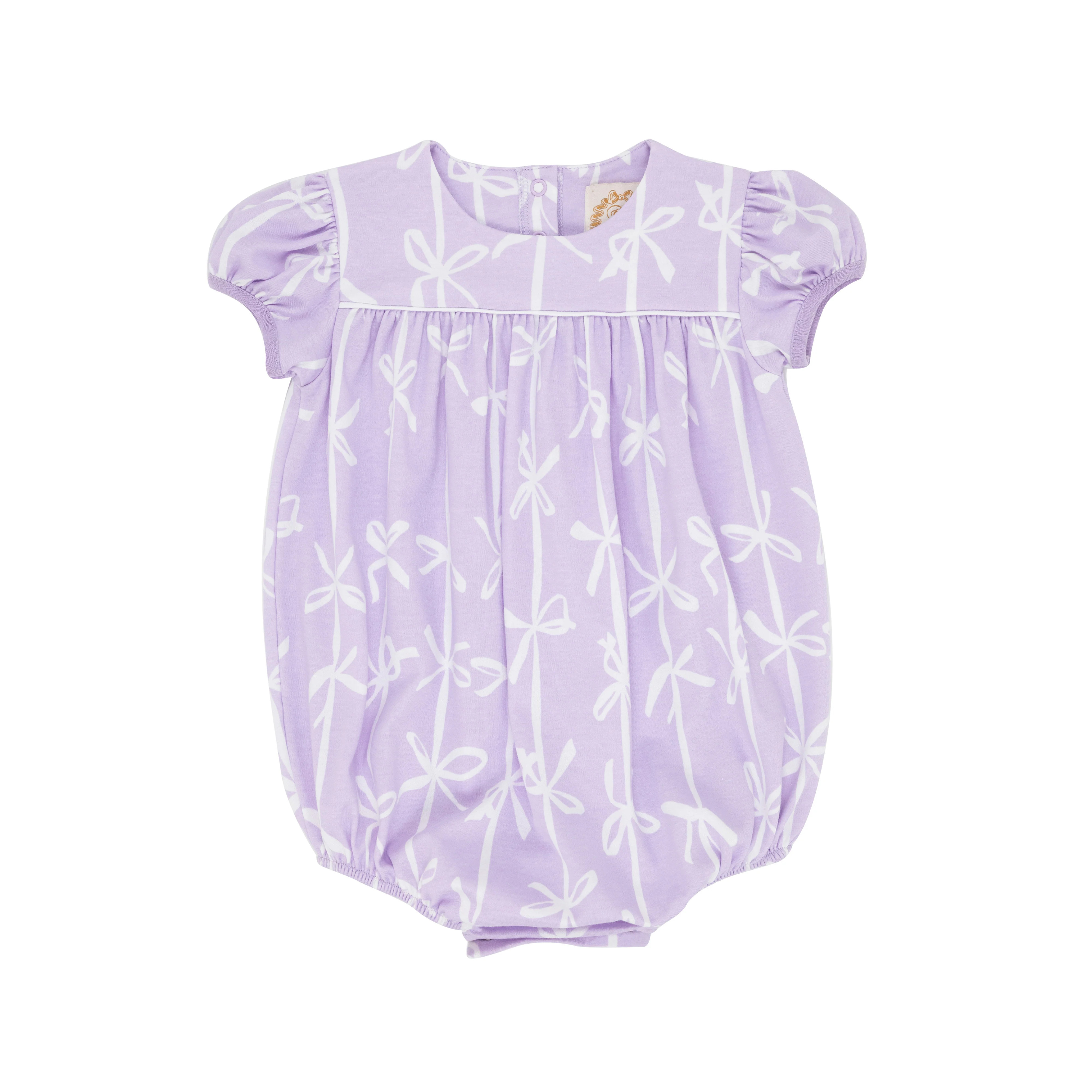 Blythe Bubble - Lavender Braselton Bows with Worth Avenue White | The Beaufort Bonnet Company