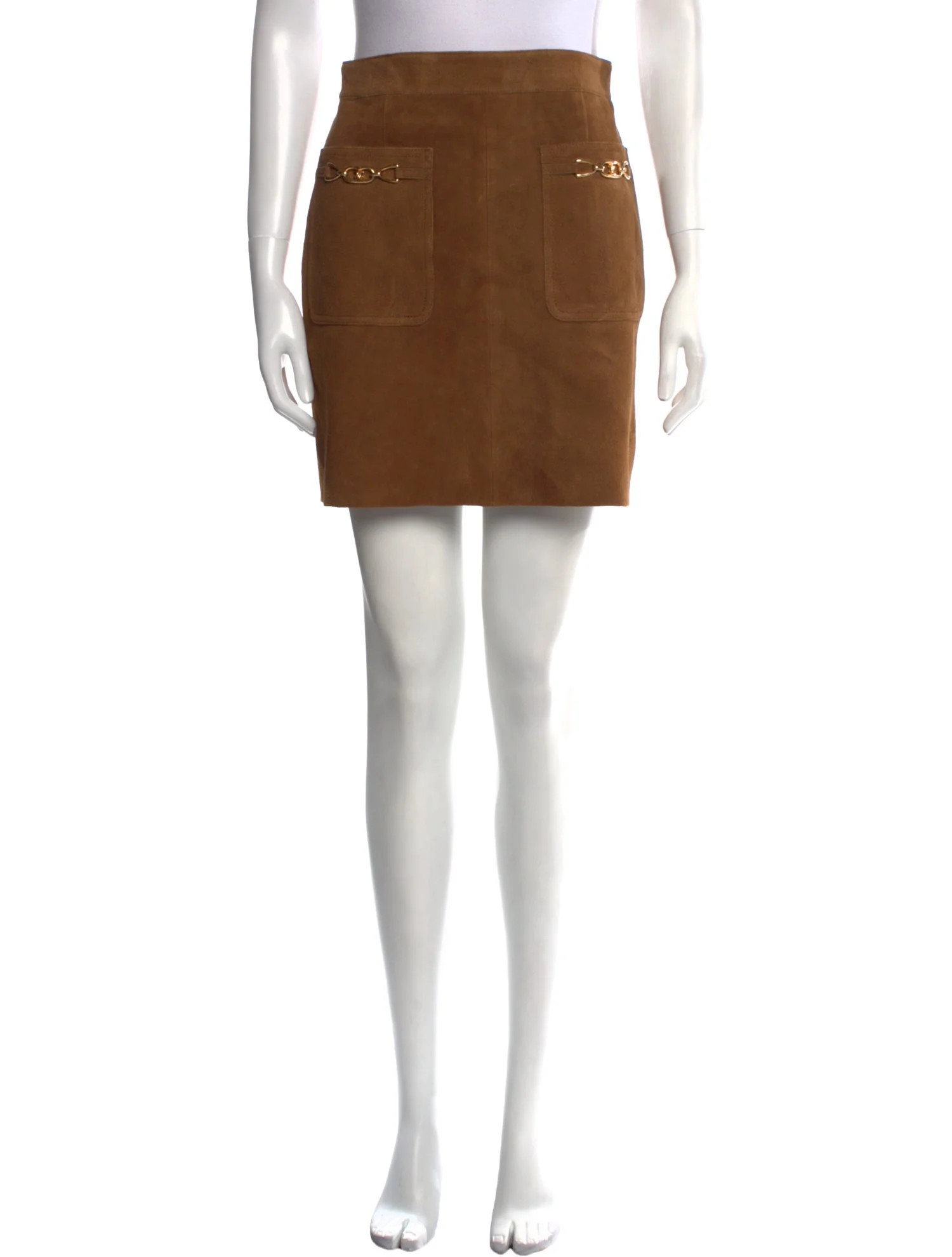 Goat Leather Mini Skirt | The RealReal