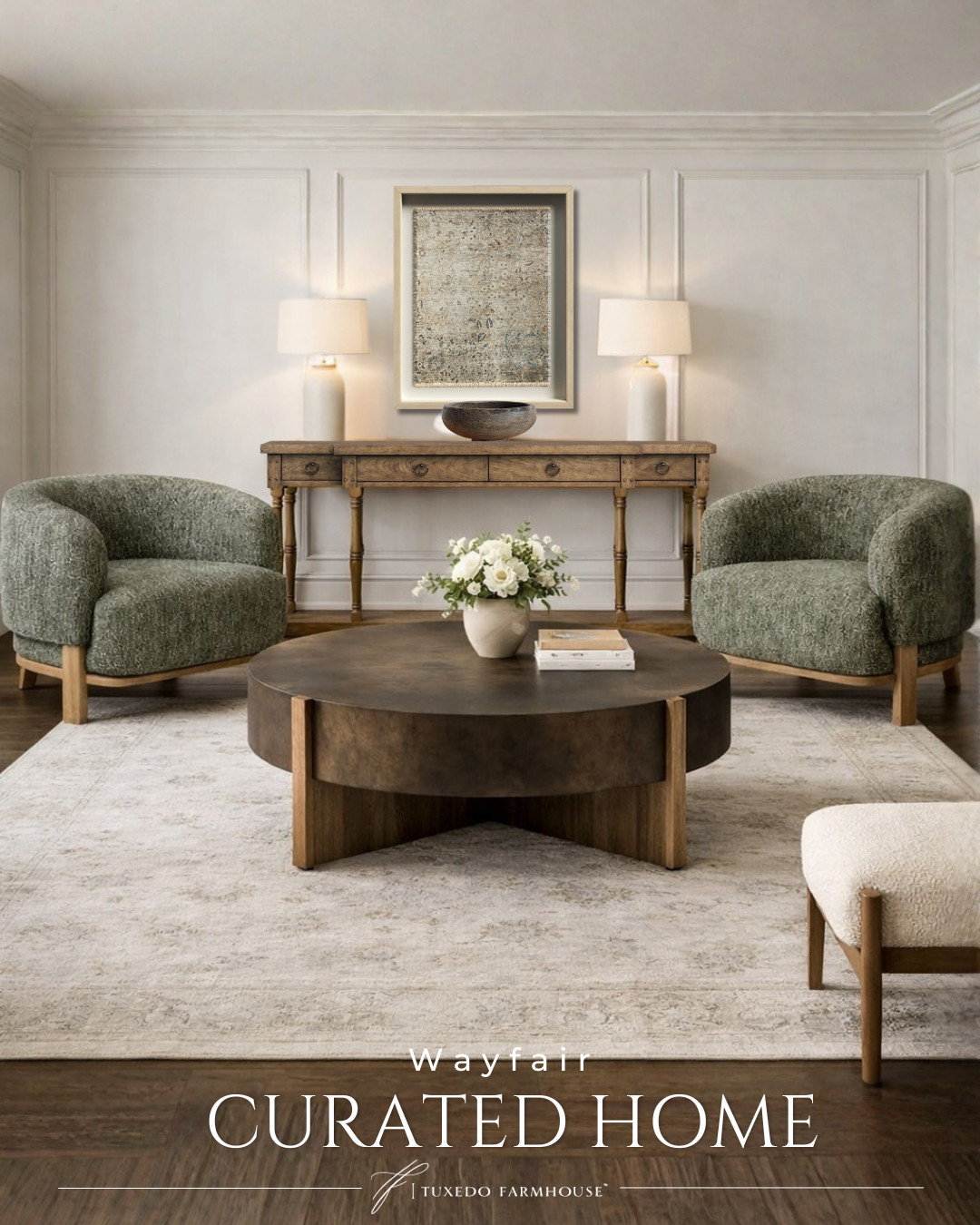 Wayfair - Curated Home

A curated home starts with timeless layers.  From warm wood tones to soft upholstery and elegant accents, these elevated finds make it easy to create a space that feels both cozy and refined—without the custom price tag.

Seasonal, home decor, accent chairs, rugs, wall art, frames, pillows, lamps, baskets, candles, books, coffee tables, ottomans, trays, bowls, consoles, accent tables

 #LTKlivingroom #LTKspring #LTKfinds 

 #LTKSeasonal #LTKHome #LTKSaleAlert