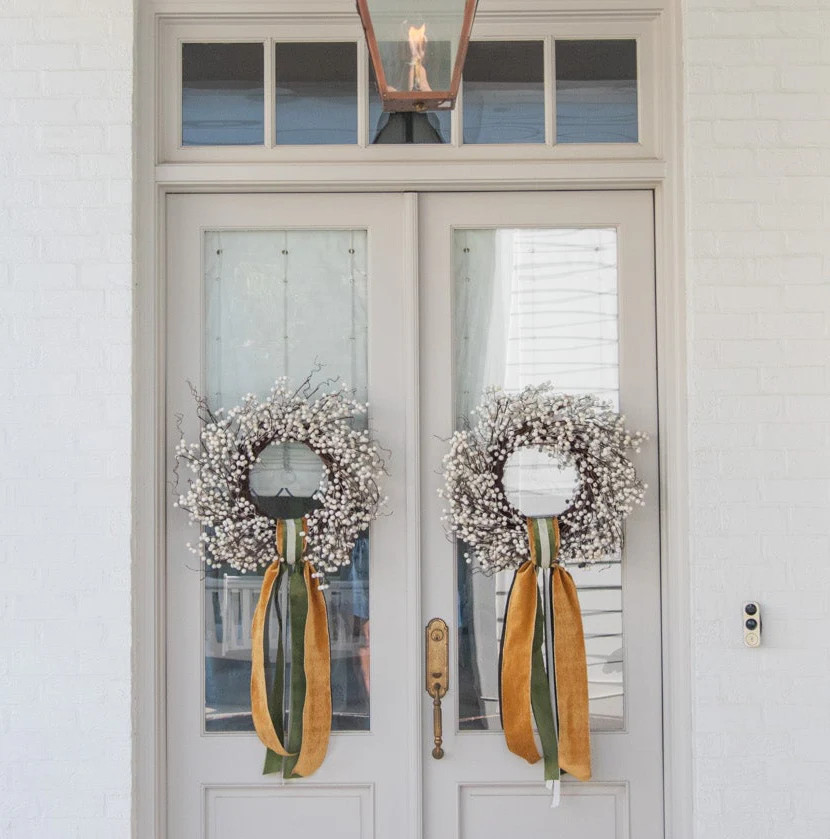 White Berry Wreath | Fig and Dove
