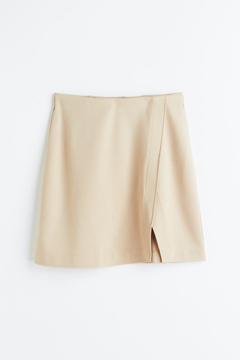 Short Wrap-front Skirt | H&M (US + CA)