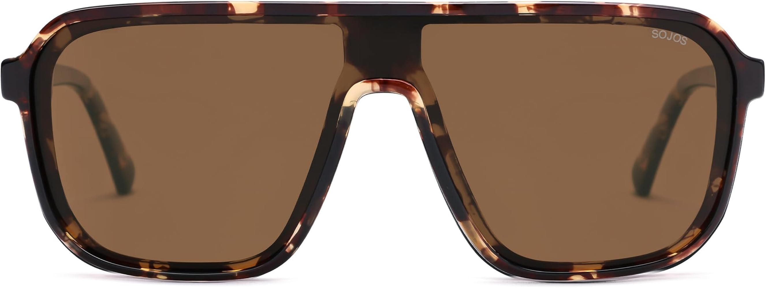 SOJOS Polarized Sunglasses for Men Women Modern Square Sun Glasses TR90 Trendy Shades UV400 Prote... | Amazon (US)