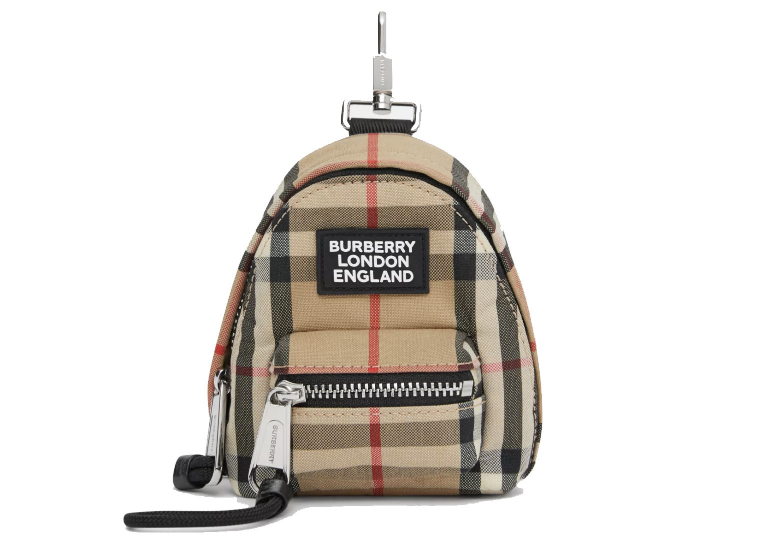 Burberry Backpack Charm Vintage Check in Archive Beige | StockX