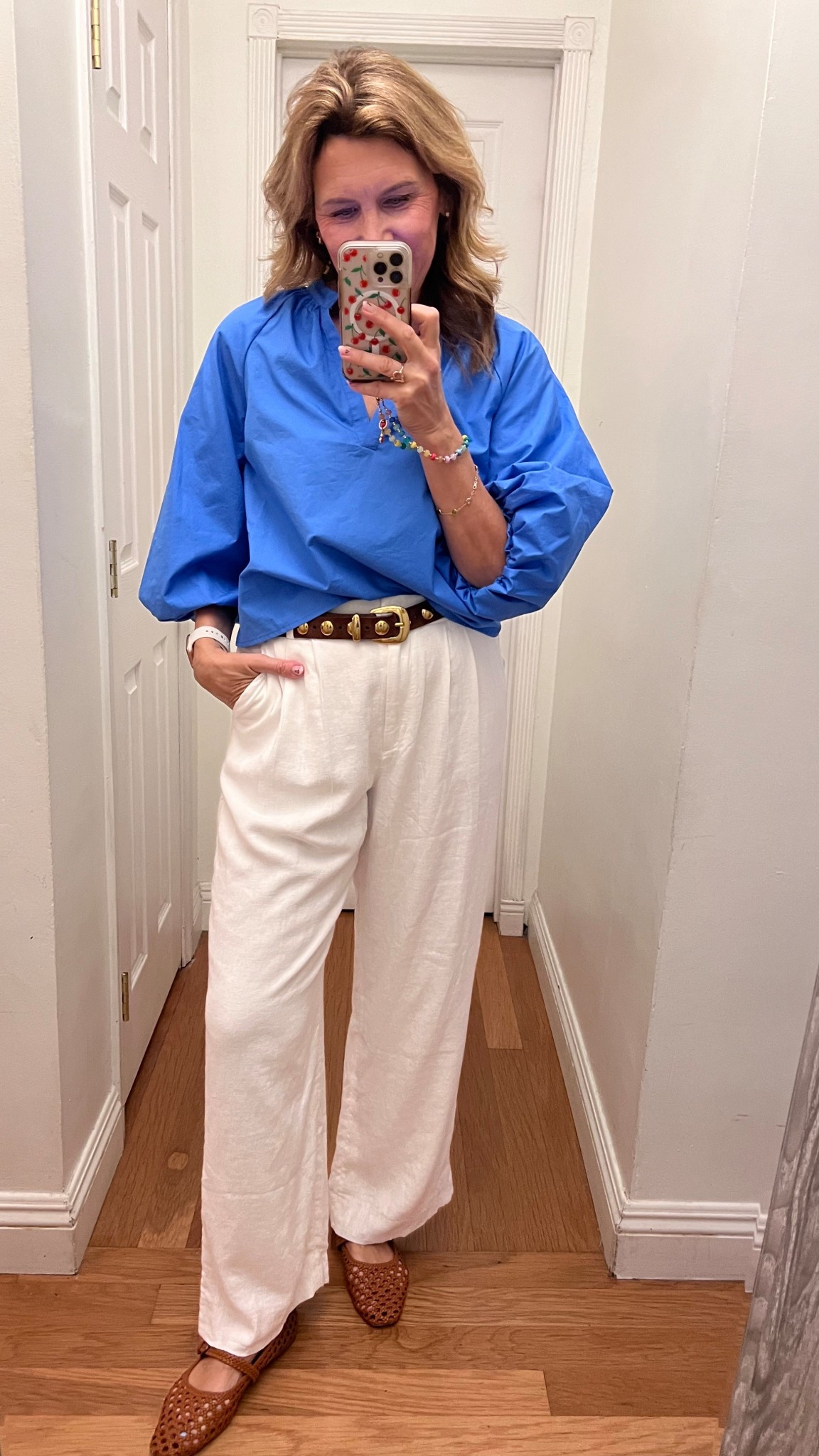 This blue top is gorgeous! 

#LTKOver40 #LTKootd #LTKWorkwear