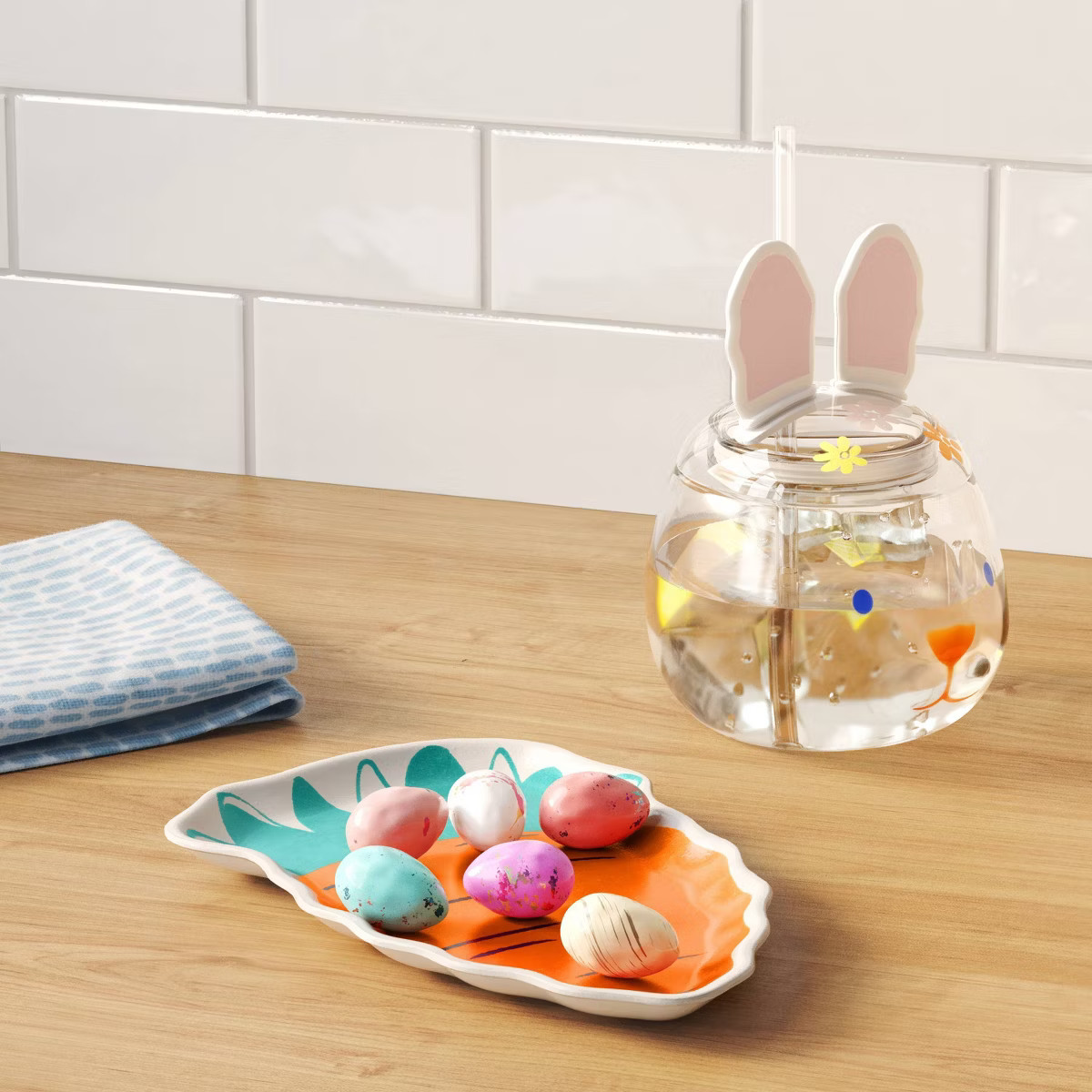 21oz Figural Bunny with Floral Crown Tumbler - Room Essentials™ | Target