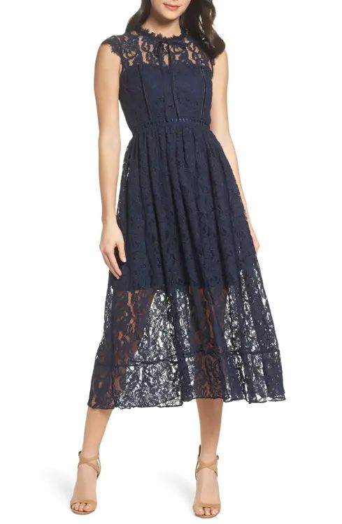 Chelsea28 Lace Midi Dress | Nordstrom