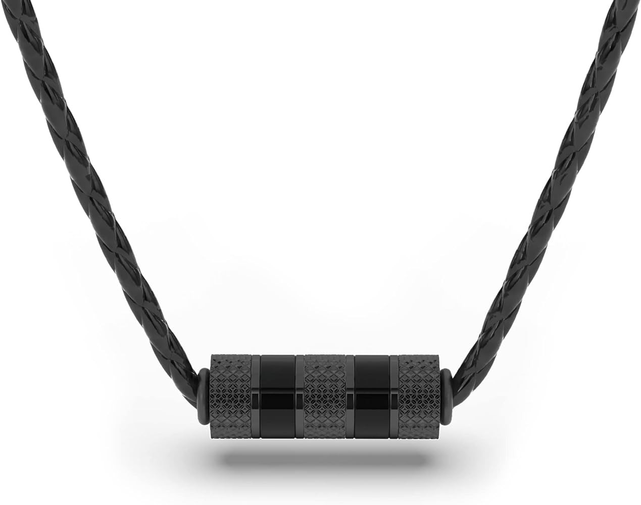 SERASAR Premium Leather Necklace Men | Stainless Steel Pendant | Secure Clasp | Three Colors | Je... | Amazon (CA)