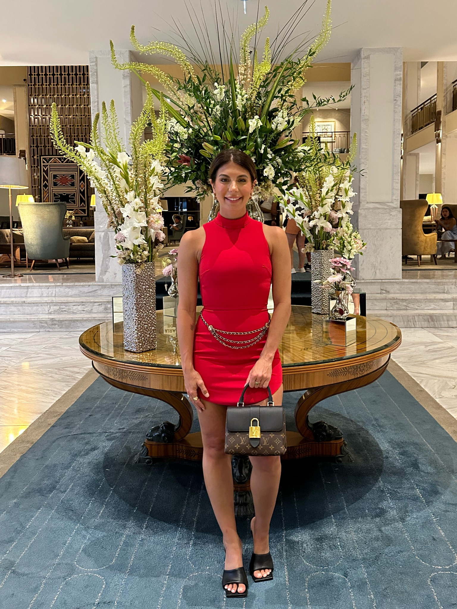 My look for Seen Lisboa ❤️‍🔥🇵🇹 This dress is structured with a flattering curved hem. This runs extremely short so taller gals, size up! The red is vibrant and gorgeous, the material is substantial and supportive so you can feel confident 🫶🏽 
#reddress #datenightdress #specialdress #minidress #petitedress

#LTKstyletip #LTKtravel #LTKSeasonal