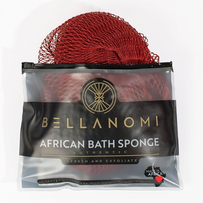 BELLANOMI African Exfoliating Net Sponge, Authentic, Ethically sourced from Nigeria, 45 inches Lo... | Amazon (US)